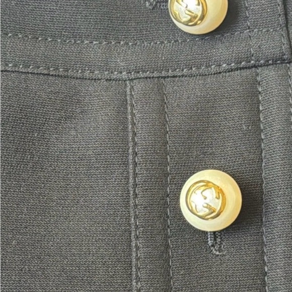 Gucci Black Pearl-Button Pencil Skirt - Picture 4 of 11